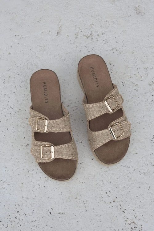 Linen Slide - Natural