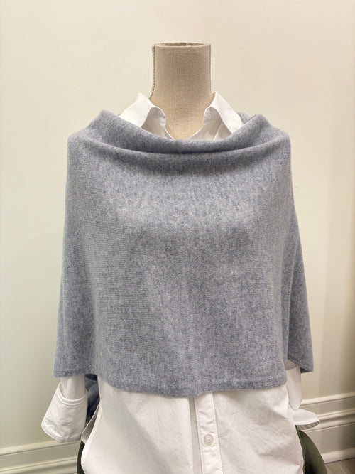 Cashmere Topper - Harbour