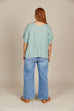 Amelie Relaxed Top -Seafoam