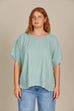 Amelie Relaxed Top -Seafoam