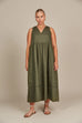 Remi Tank Dress - Olive