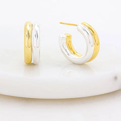 Luna Hoop - Gold/Silver