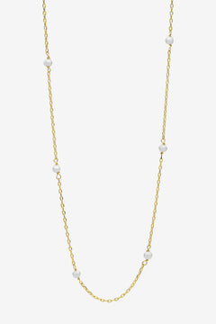 Lilibet Gold Pearl Necklace