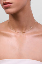 Lilibet Gold Pearl Necklace