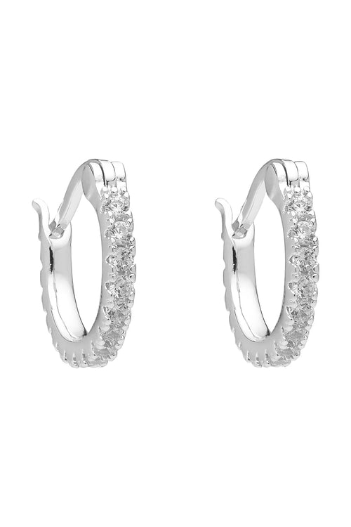 Piccola Dolce Silver Huggie