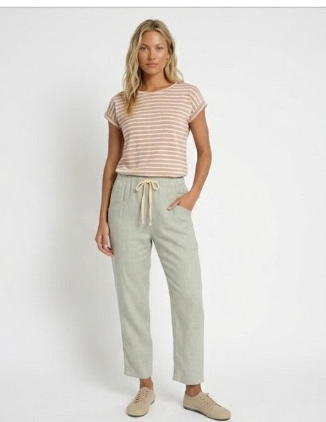 Luxe Pants - Dusty Aqua