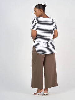 Janis Tee - Navy/White Stripe