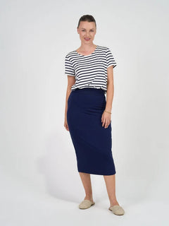 Janis Tee - Navy/White Stripe