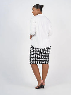 Khan Bamboo Collared Top - Cream
