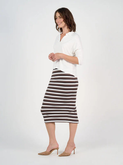 Khan Bamboo Collared Top - Cream