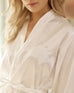 Satin Robe - Pearl