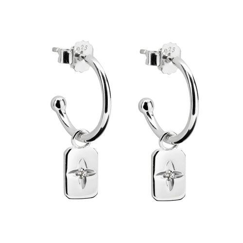Rectangle Drop Earrings