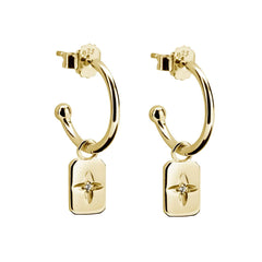 Rectangle Drop Earrings