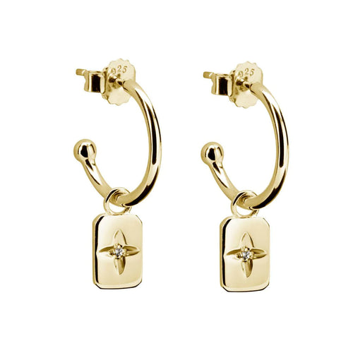 Rectangle Drop Earrings