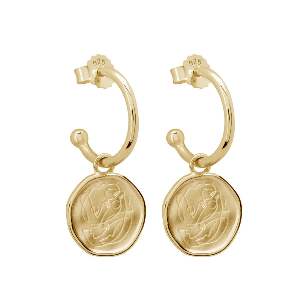 Motherhood Hoop Earrings