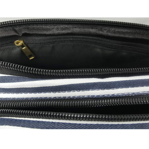 Navy Stripe Toiletry Bag