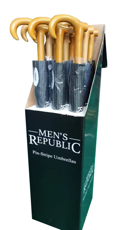 Pin-Stripe Umbrellas