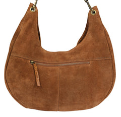 Leather Suede Shoulder Bag
