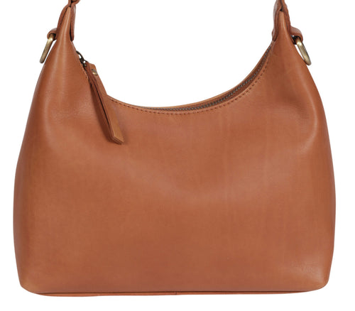Leather Cross Body Grip Bag