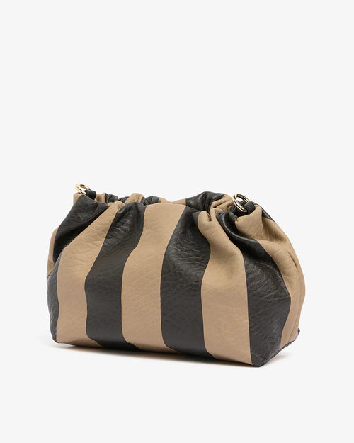 Monty Crossbody Bag - Black & Latte