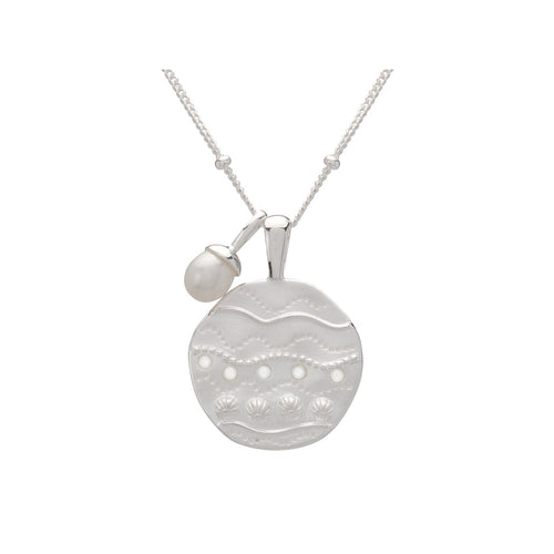 Ocean Dreamer Pendant Necklace - Silver