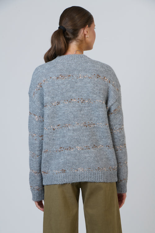 Cosy Cardigan - Grey Marle
