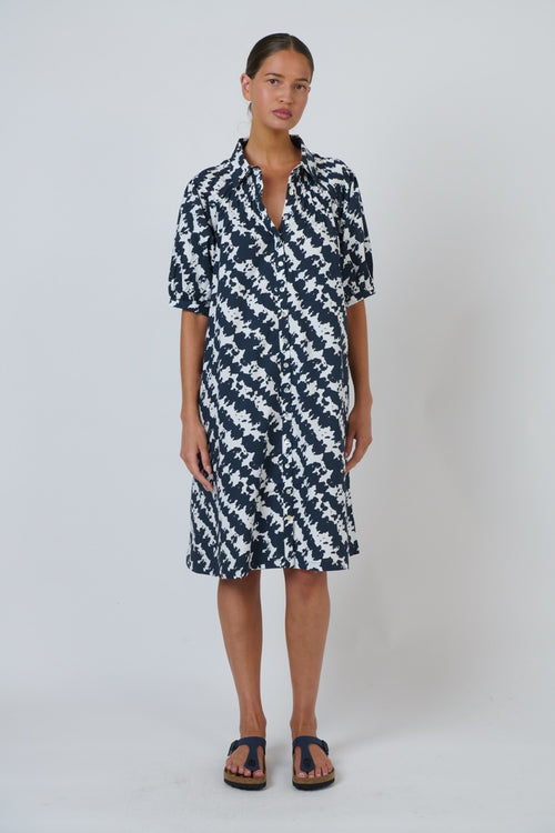 Poplin Dress - Puzzled