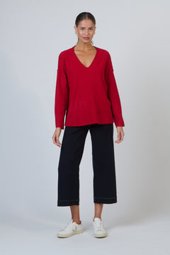 V Neck Knit - Elixir