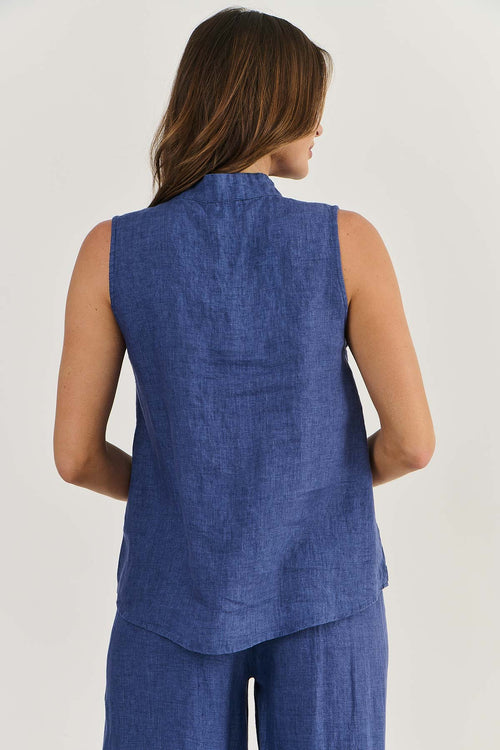 Linen Top - Delta