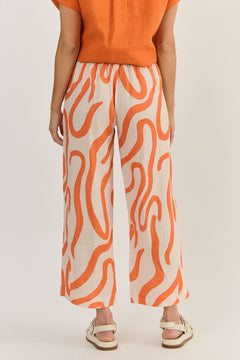 Linen Pants - Tamarind Ribbon