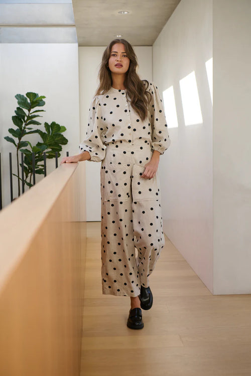 Linen Pants - Poppyseed