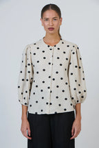 Linen Top - Poppyseed