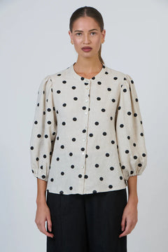 Linen Top - Poppyseed
