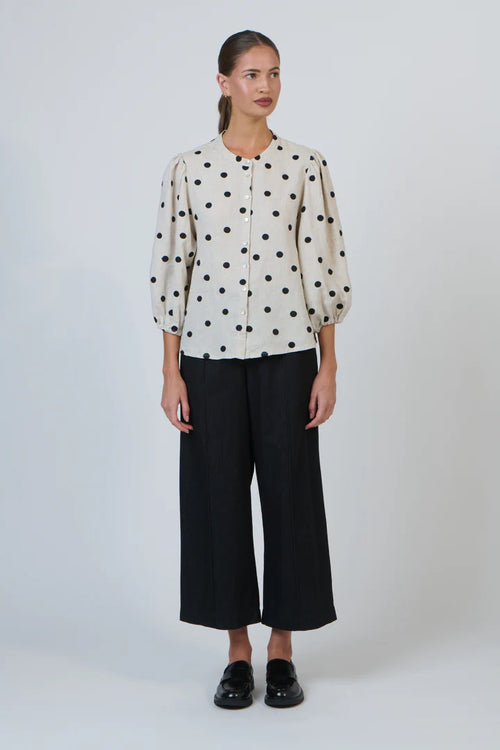 Linen Top - Poppyseed