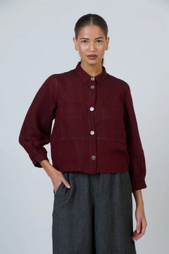 Linen Top - Redwood