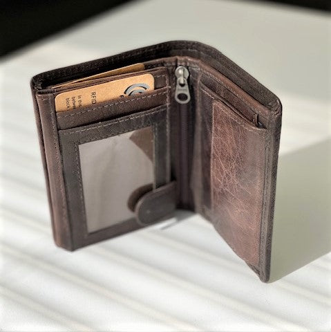 Scott Mens Wallet - Brown