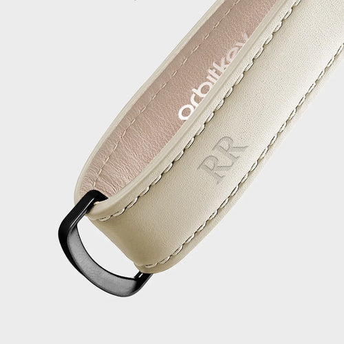 Leather Key Organiser - Sand