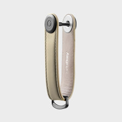 Leather Key Organiser - Sand