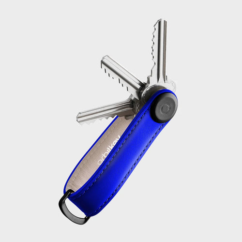 Leather Key Organiser - Ultramarine