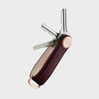 Leather Key Organiser - Wine