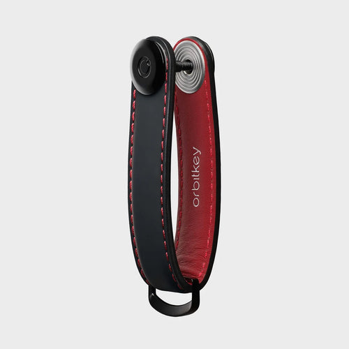 Leather Key Organiser - Matte Ember