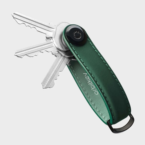 Leather Key Organiser - Matte Forest
