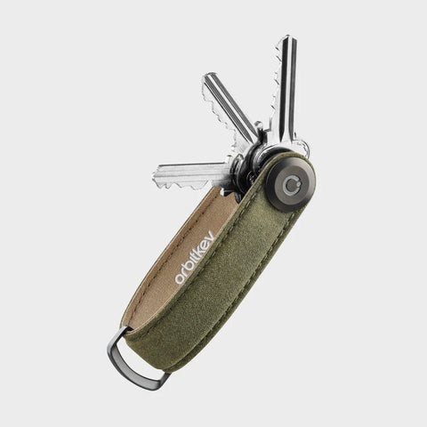 Waxed Canvas Key Organiser - Khaki