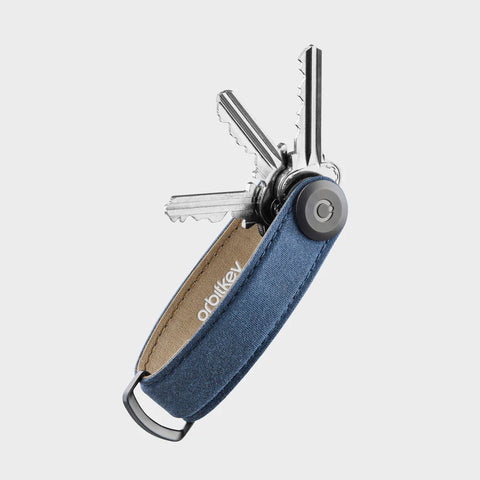 Waxed Canvas Key Organiser - Navy