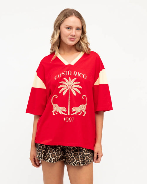 Costa Rica Vee Tee - Red