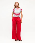 Manila Drawstring Pants - Red
