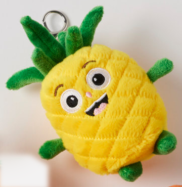 Plush Fruity Keychain - Pineapple