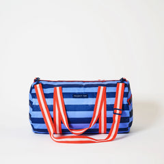 Barrel Bag - Blue Stripe