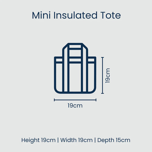 Mini Insulated Tote - Hydrangea