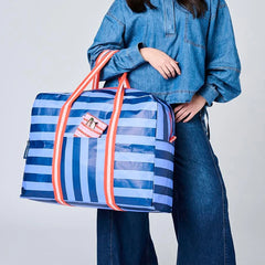 Overnight Bag - Blue Stripe